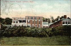 Lawrence General Hospital Massachusetts Postcard Postcard