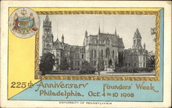 University of Pennsylvania - 225th Anniversary - Founder's Week Philadelphia, PA Postcard Postcard