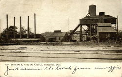 Shaft No. 1, Haily-Ola Coal Co Haileyville, OK Postcard Postcard