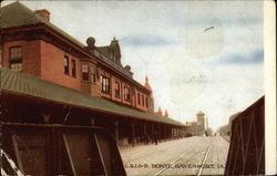 CRI B& P Depot Postcard