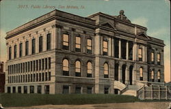 Public Library Building Postcard