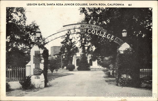 Legion Gate, Santa Rosa Junior College California