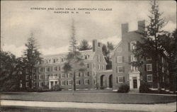 Streeter and Lord Halls at Dartmouth College Postcard