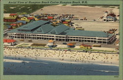 Aerial View of Hampton Beach Casino Postcard