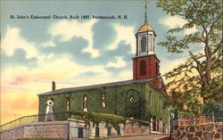 St. John's Episcopal Church - Built 1807 Postcard