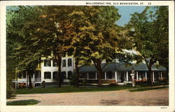 View of Walloomsac Inn Old Bennington, VT Postcard Postcard