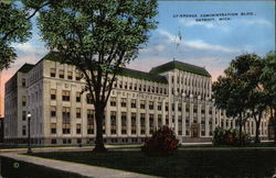 Kresge Administration Building Postcard