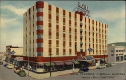 Hotel Florence - "America's Finest Small Hotel Missoula, MT Postcard Postcard