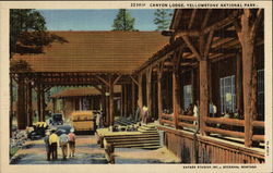 Canyon Lodge, Yellowstone National Park Postcard Postcard