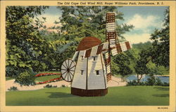 Old Cape Cod Wind Mill, Roger Williams Park Postcard