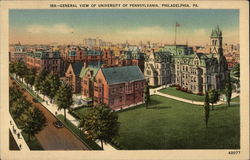 General View of the University of Pennsylvania Postcard