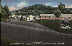 Grim's Motel Postcard