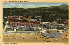 Hotel Seaside Oregon Postcard Postcard