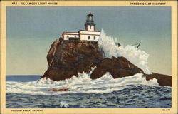 Tillamook Lighthouse Seaside, OR Postcard Postcard