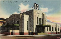 Santa Fe Depot Postcard