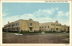 Junior High School Ponca City, OK Postcard Postcard