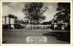 Fountain Court Hotel Hot Springs, AR Postcard Postcard