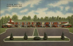 York Motel, 6287 Pearl Road Parma Heights, OH Postcard Postcard