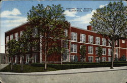 Central High School Cambridge, OH Postcard Postcard