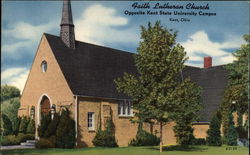 Faith Lutheran Church - Opposite Kent State University Campus Postcard