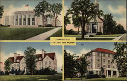 Connecticut College for Women Campus New London, CT Postcard Postcard