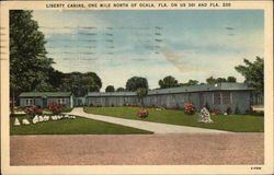 Liberty Cabins Postcard