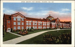 Girls' Senior High School Atlanta, GA Postcard Postcard