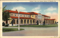 Officers' Club, the infantry School Postcard