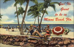 Gee! It's Great to be here! Miami Beach, FL Postcard Postcard