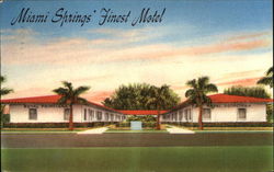 Royal Poinciana Motel Miami Springs, FL Postcard Postcard