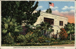 Rosicrucian Fellowship - Administration Building Postcard