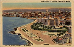 National Hotel - Maine Park Postcard