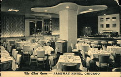 The Chat Room - Parkway Hotel Chicago, IL Postcard Postcard