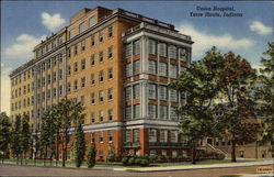 View of Union Hospital Terre Haute, IN Postcard Postcard