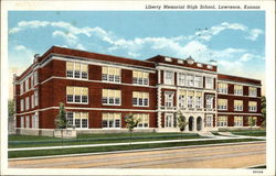 Liberty Memorial High School Postcard