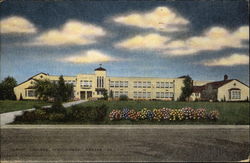 Junior College Hutchinson, KS Postcard Postcard