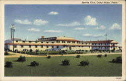 Service Club - Camp Hulen Palacios, TX Postcard Postcard