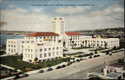 City Hall and Civic Center Postcard