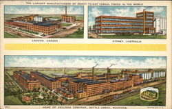 Home of the Kellogg Company Battle Creek, MI Postcard Postcard