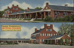 George Washington Motor Court Postcard