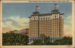 Main Building at Percy Jones General Hospital Postcard