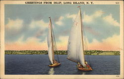 Greetings from Islip, Long Island, New York Postcard Postcard