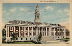 City Hall Schenectady, NY Postcard Postcard