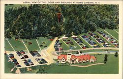 Aerial View of the Lodge and Grounds Postcard