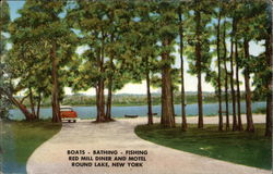 Red Mill Diner & Motel Postcard