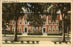 Y.M.C.A. Building Lockport, NY Postcard Postcard