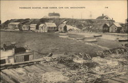 Fishermans Shanties at Stage Harbor Postcard