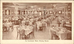 La Louisiane Main Dining Room New Orleans, LA Postcard Postcard