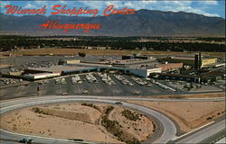 Winrock Shopping Center and Sandia Mountains Postcard