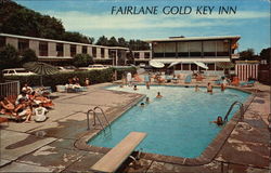 Fairlane Gold Key Inn Postcard